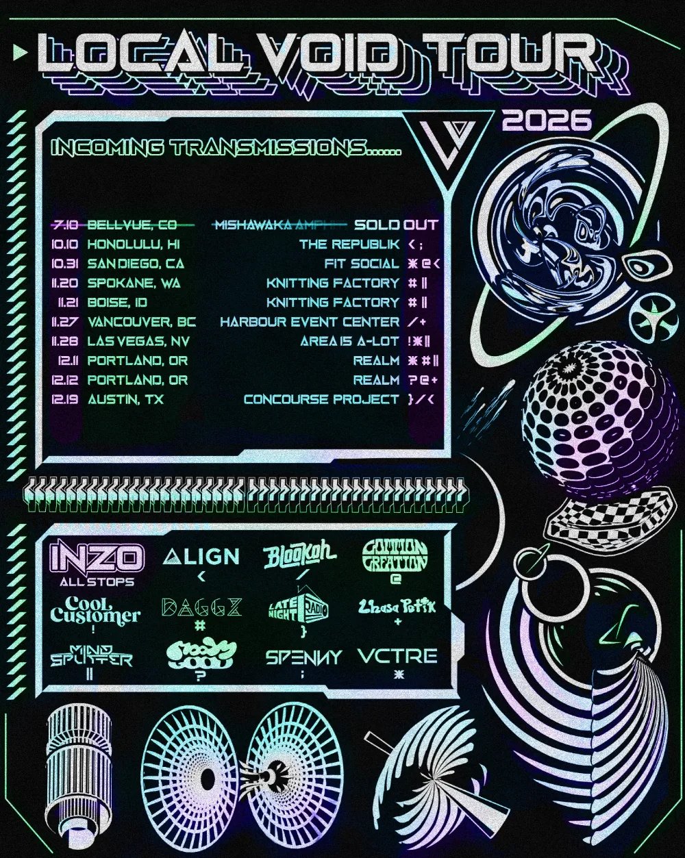INZO, VCTRE, Common Creation, ALIGN — FIT Social at Belmont Park · Sat Oct 31