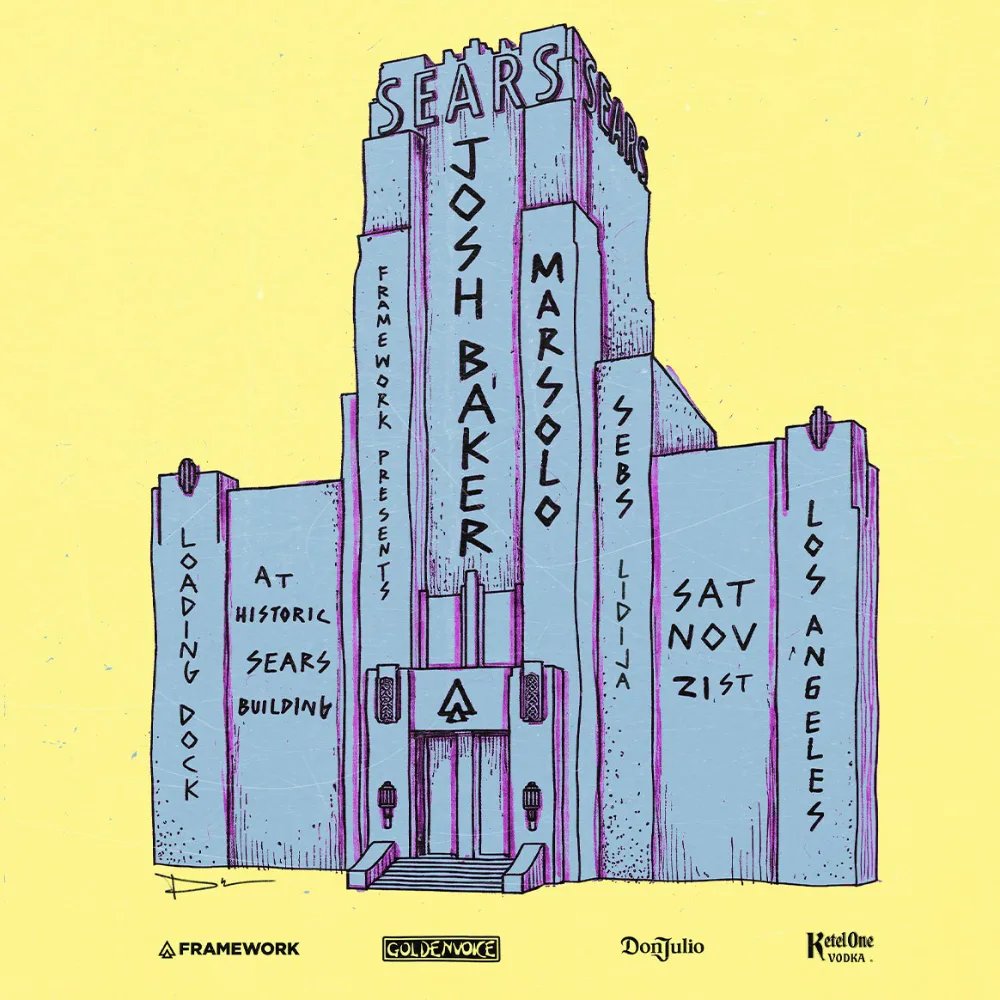 Josh Baker, Marsolo, Sebs — The Dock at the Historic Sears Building · Sat Nov 21