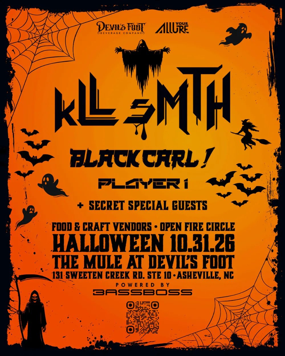 kLL sMTH, Black Carl! — The Mule at Devil's Foot Beverage · Sat Oct 31