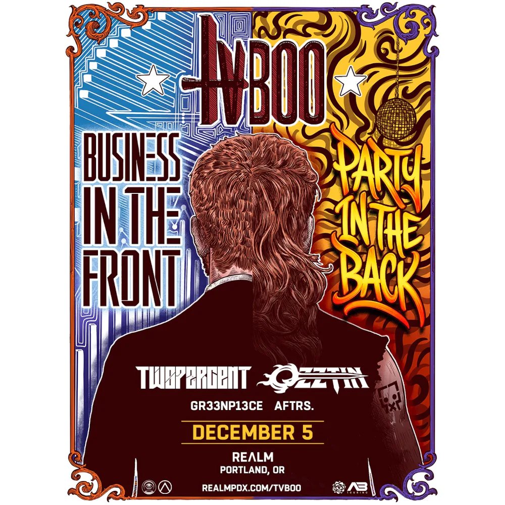 TVBOO, TWOPERCENT, Ozztin — REALM PDX · Sat Dec 5