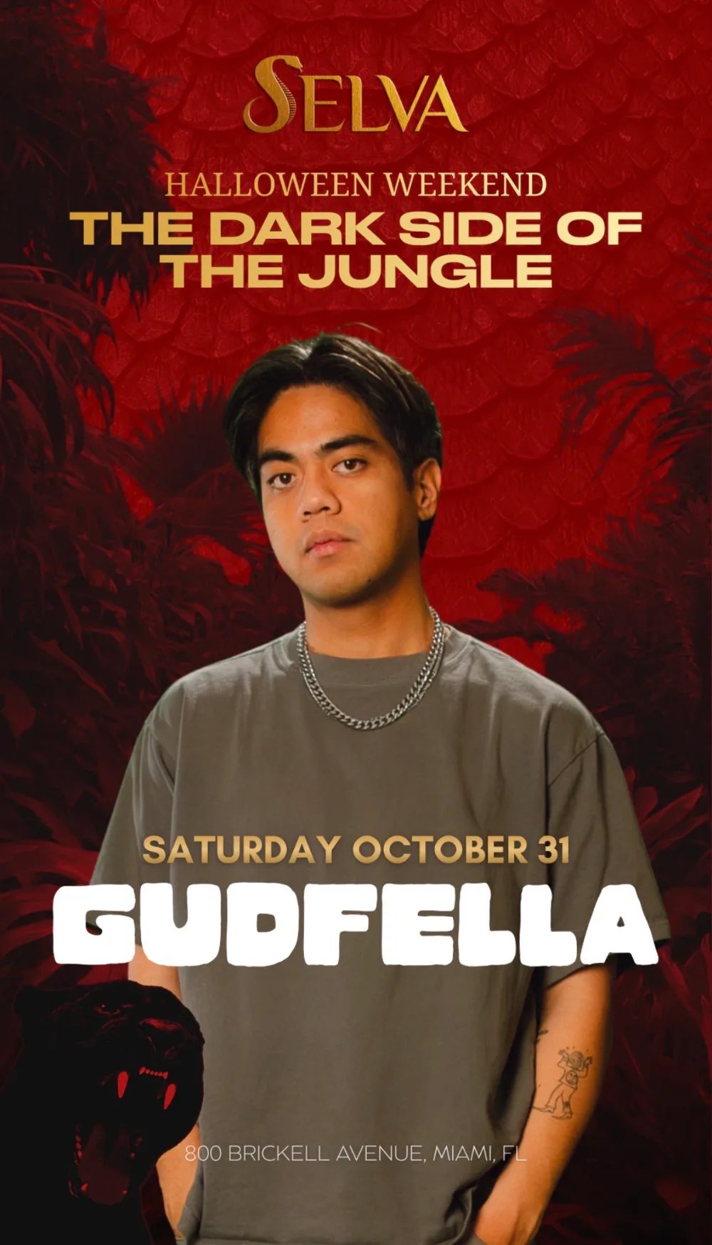 GUDFELLA — Selva Miami · Sat Oct 31
