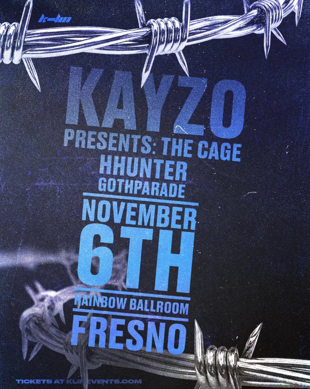 The Cage: Kayzo — Rainbow Ballroom · Fri Nov 6