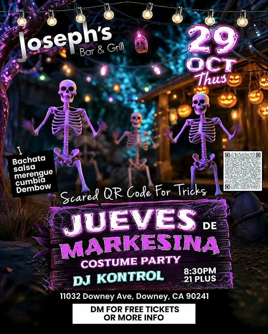 Joseph's Halloween Party — Downey · Thu Oct 29