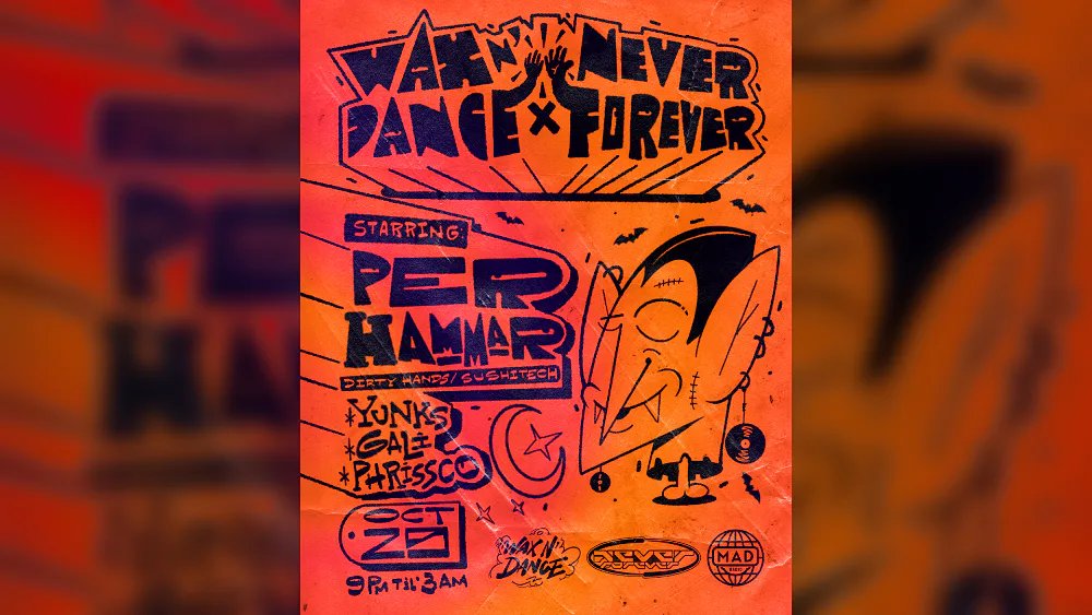 WAX'N DANCE X Never Forever: Per Hammar, YUNKS, GALI, YUNKS.FM — Mad Radio Miami · Thu Oct 29