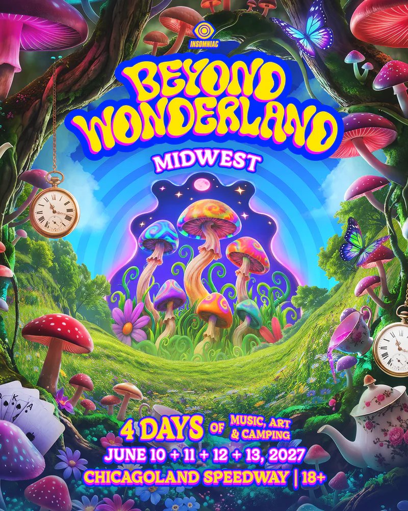 Beyond Wonderland Midwest — Chicagoland Speedway · Thu Jun 10–13