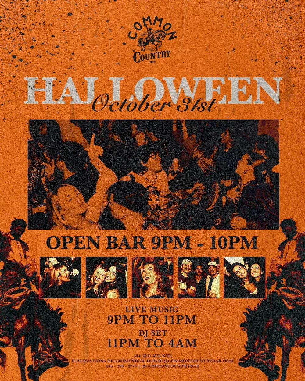 Halloween Night — Common Country · Sat Oct 31 · 9pm–4am · 21+