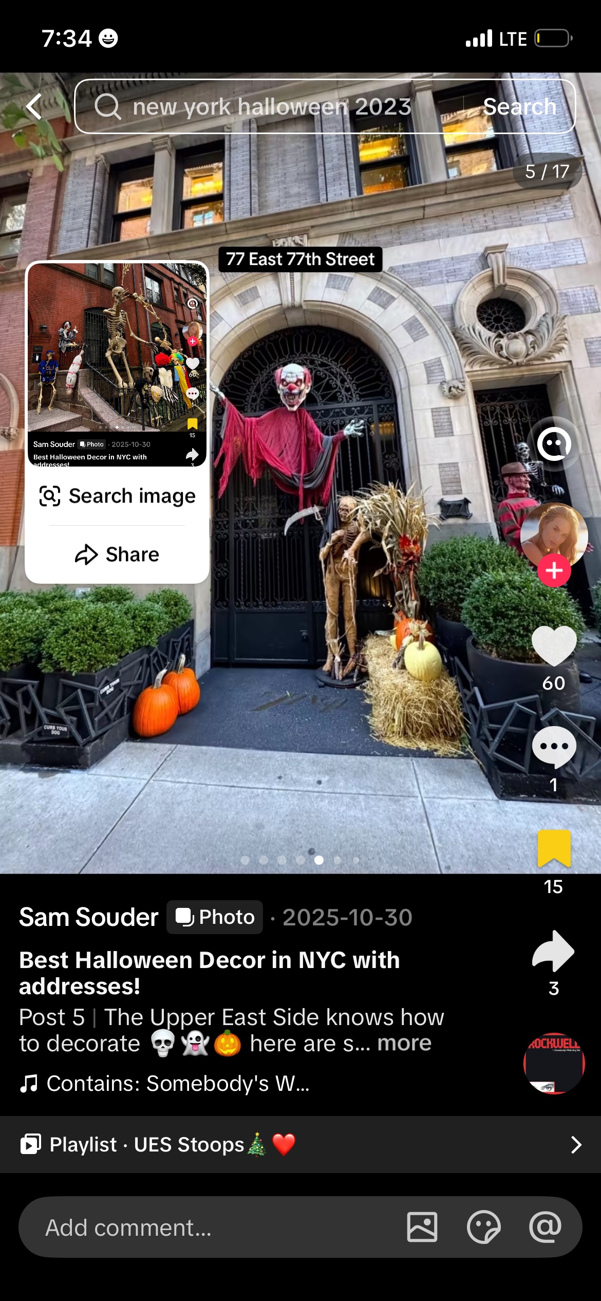 77 E 77th St Stoop Display
