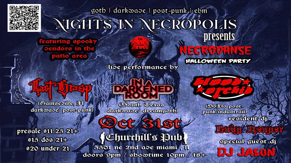 Nights in Necropolis Presents — Churchill's Pub · Sat Oct 31