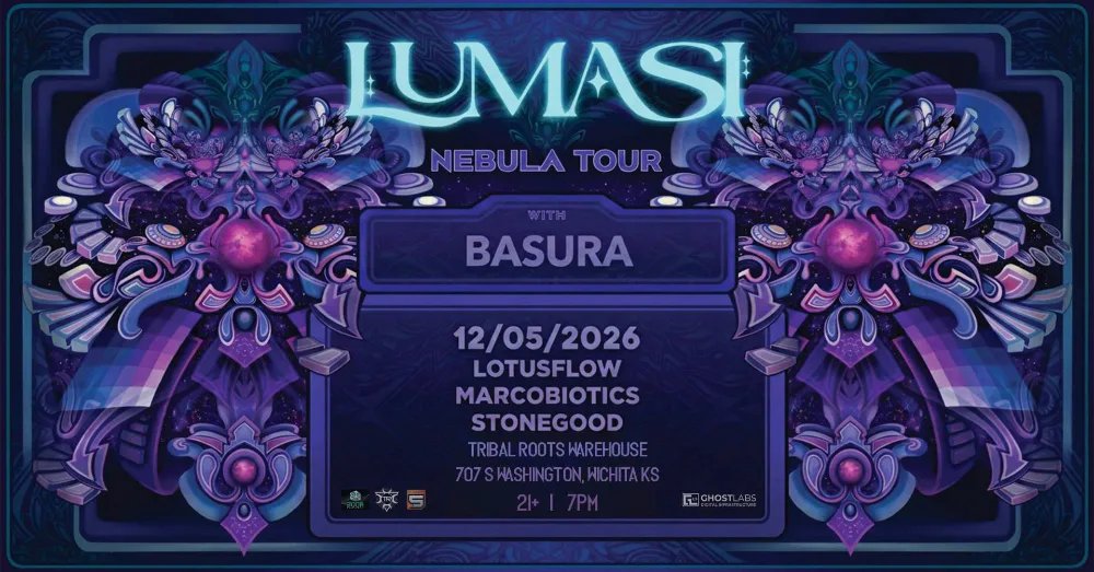 Tribal Roots Presents: Lumasi — Tribal Roots Warehouse · Sat Dec 5
