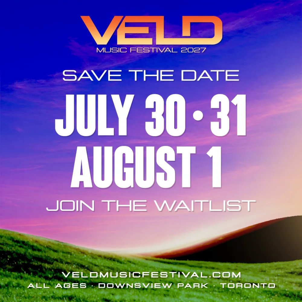Veld Music Festival — Downsview Park Toronto · Fri Jul 30–Aug 1