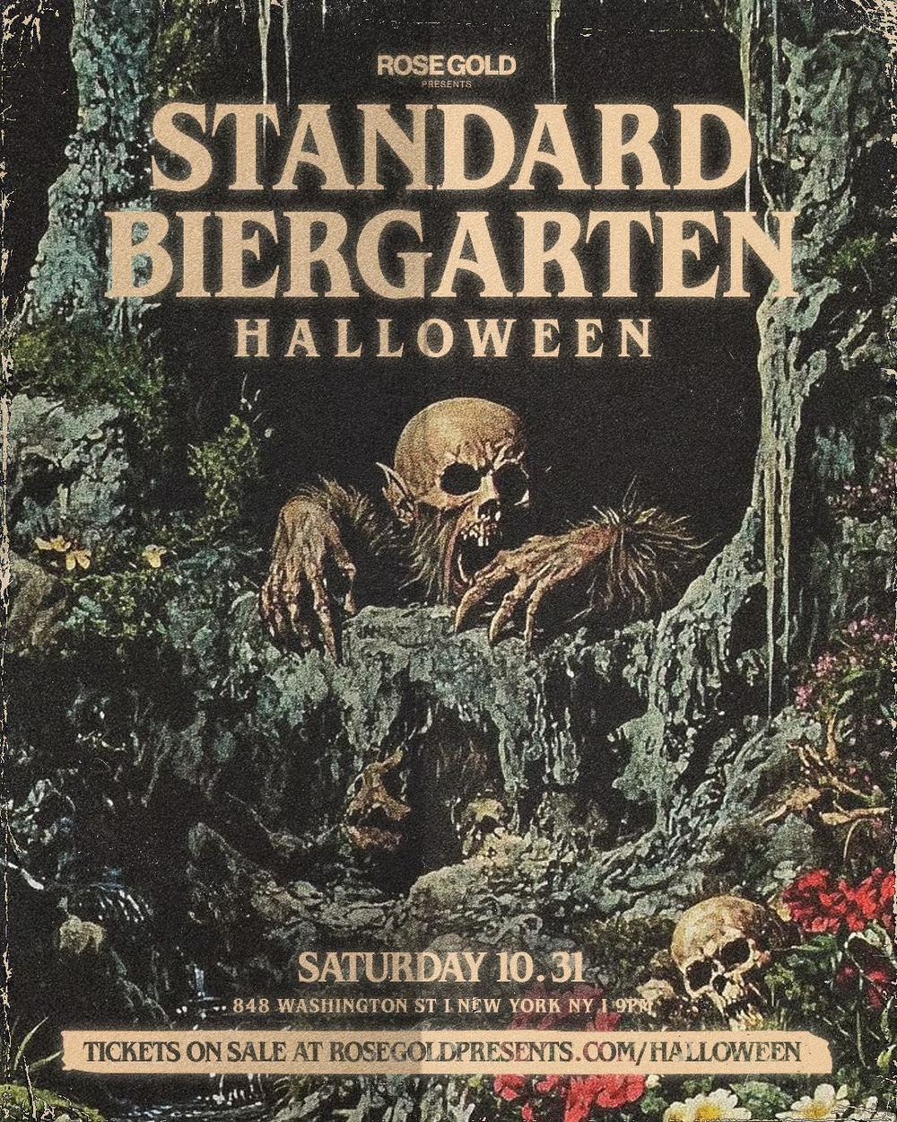 Halloween Night — The Standard Biergarten · Sat Oct 31 · 9pm–2am