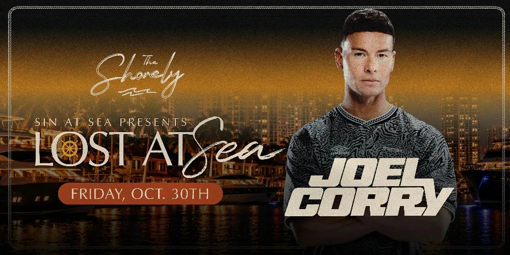 Joel Corry — The Shorely At Marina Village · Fri Oct 30