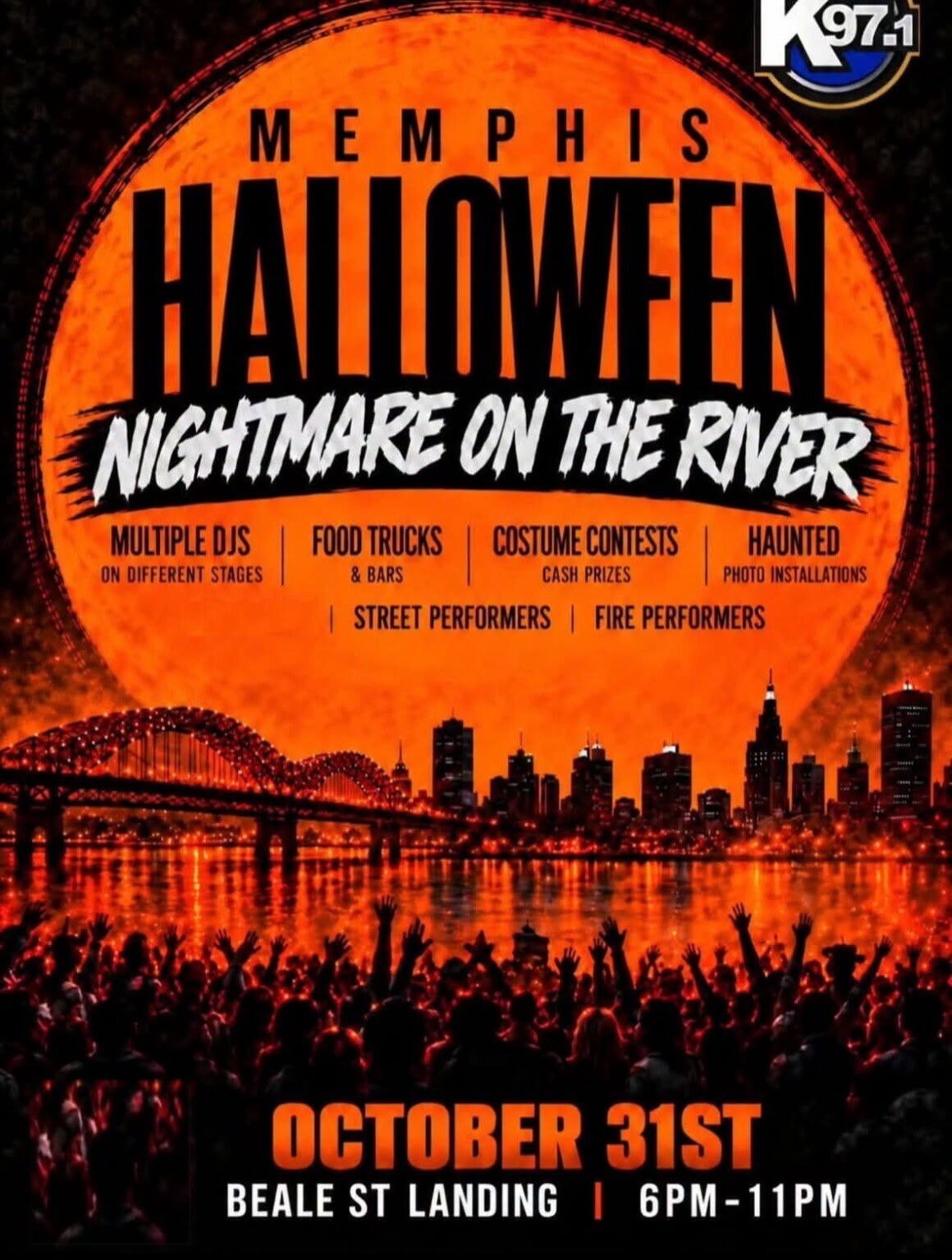 Nightmare on the River — Beale Street Landing / Tom Lee Park · Sat Oct 31