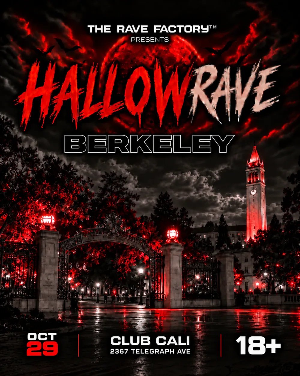 Berkeley Hallowrave — Club Cali · Thu Oct 29