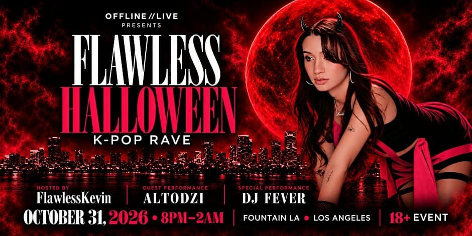 Flawless Halloween K-Pop Rave — Fountain LA · Sat Oct 31