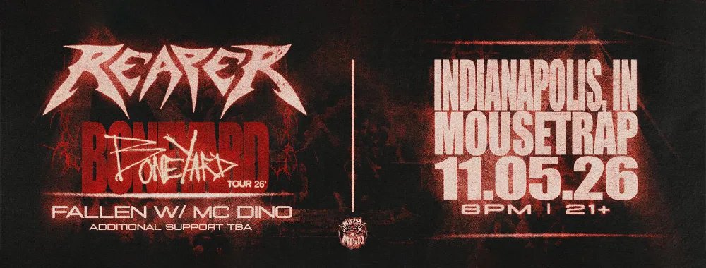 Boneyard Tour: REAPER — Mousetrap · Thu Nov 5