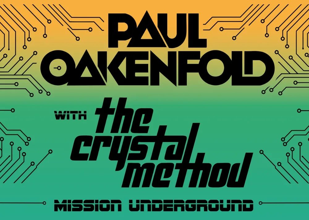 Paul Oakenfold, The Crystal Method — Ozark Music Hall · Thu Nov 12