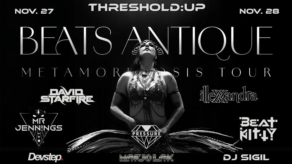 Beats Antique — The Eureka Theater · Fri Nov 27