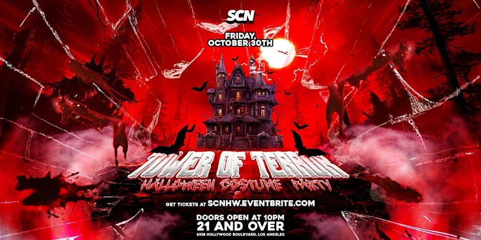 Tower of Terror Halloween — Hollywood Blvd · Fri Oct 30