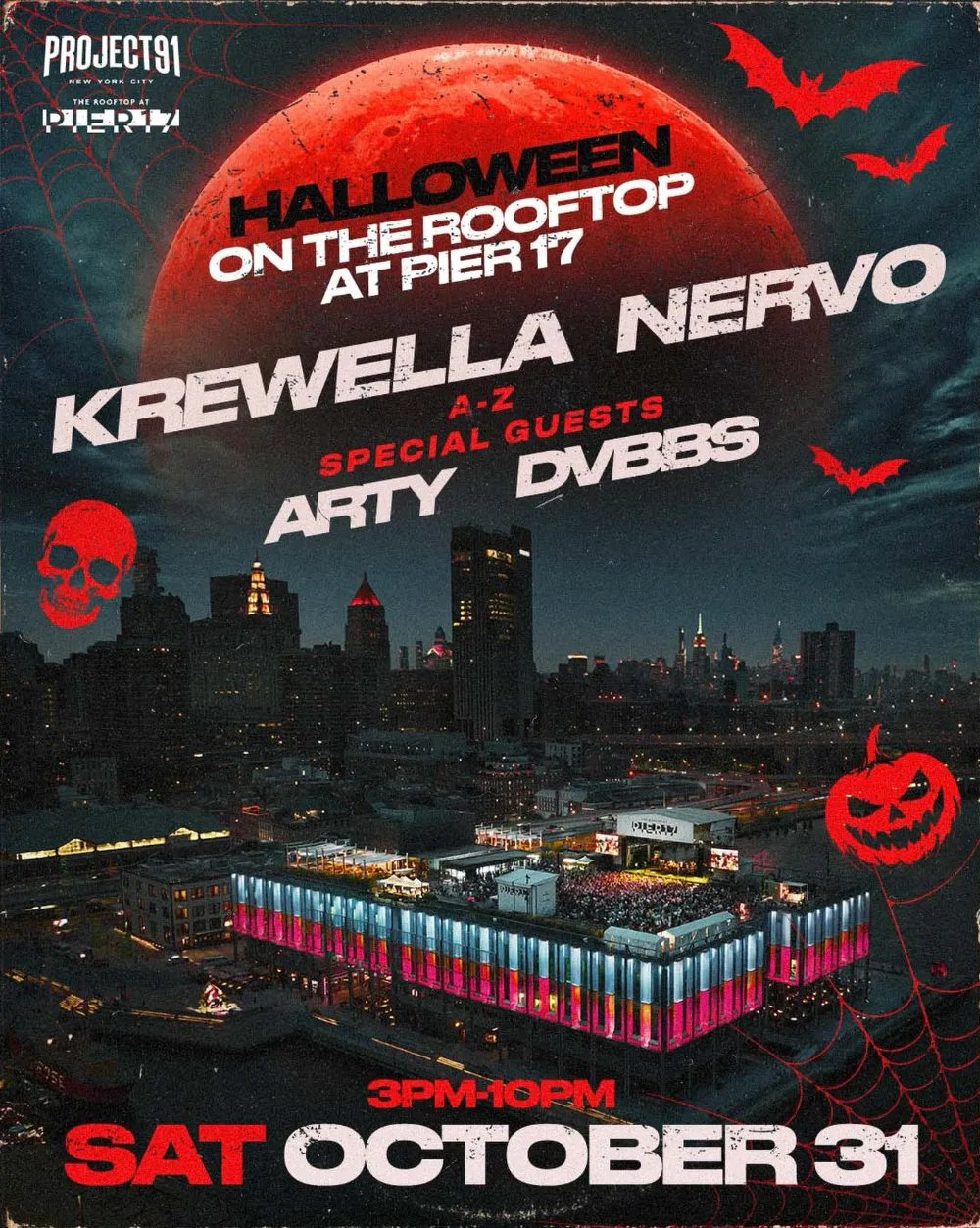 Krewella, NERVO, ARTY, DVBBS — Rooftop at Pier 17 · Sat Oct 31