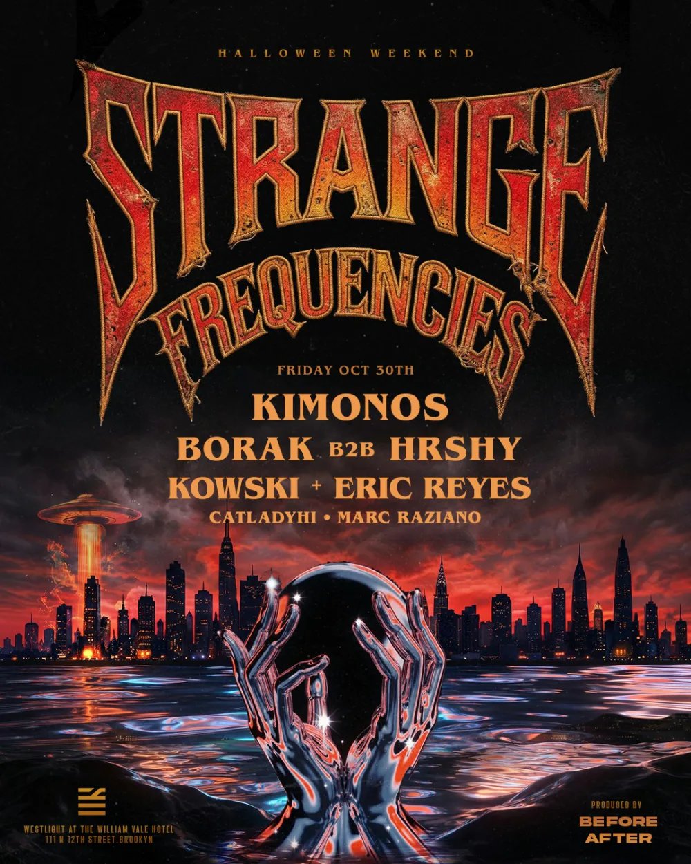 The Kimonos, KOWSKI, Eric Reyes, CatLadyHi — Westlight Rooftop · Fri Oct 30