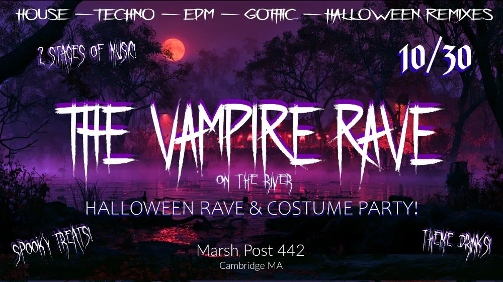 The Vampire Rave on the River: Matt Marauder — American Legion Marsh Post #442 · Fri Oct 30