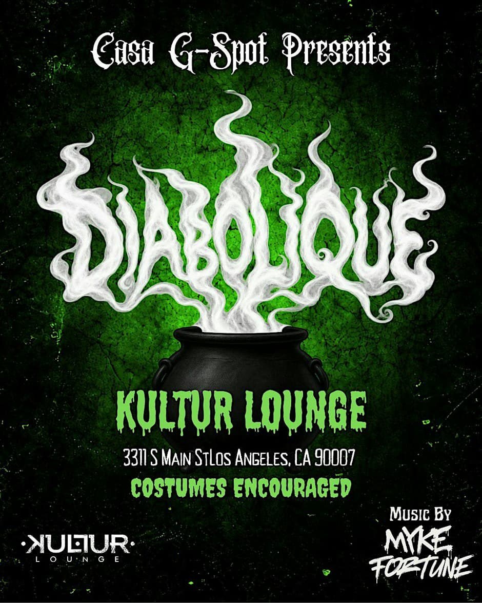 Diabolique Halloween — Kultur Lounge · Thu Oct 29