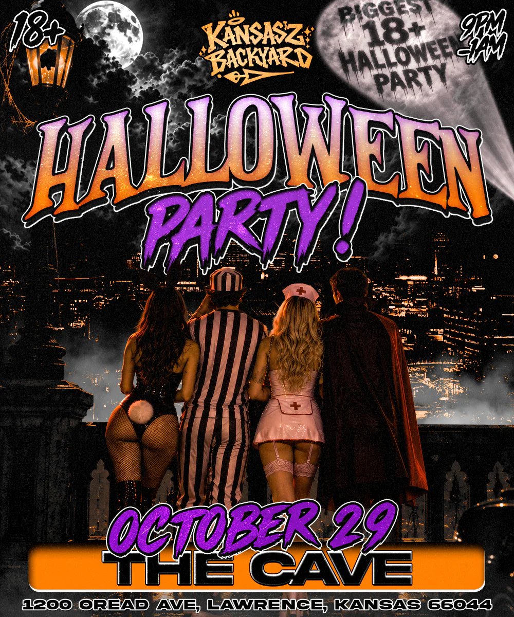 🎃 KANSAS HALLOWEEN 🎃 — The Cave · Thu Oct 29