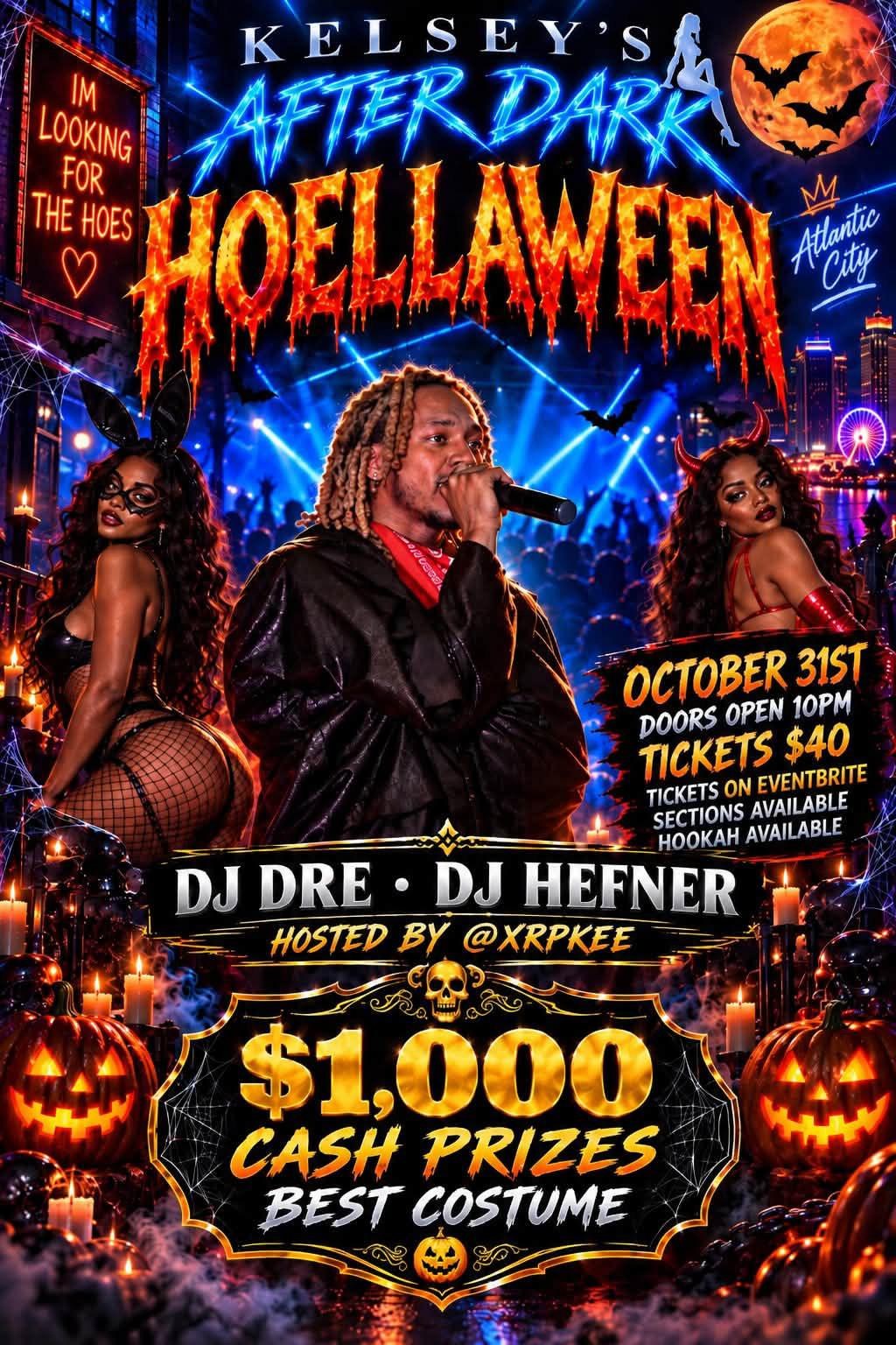 HOEllaween Party — Kelsey's After Dark, Atlantic City · Sat Oct 31 · 10pm–3am