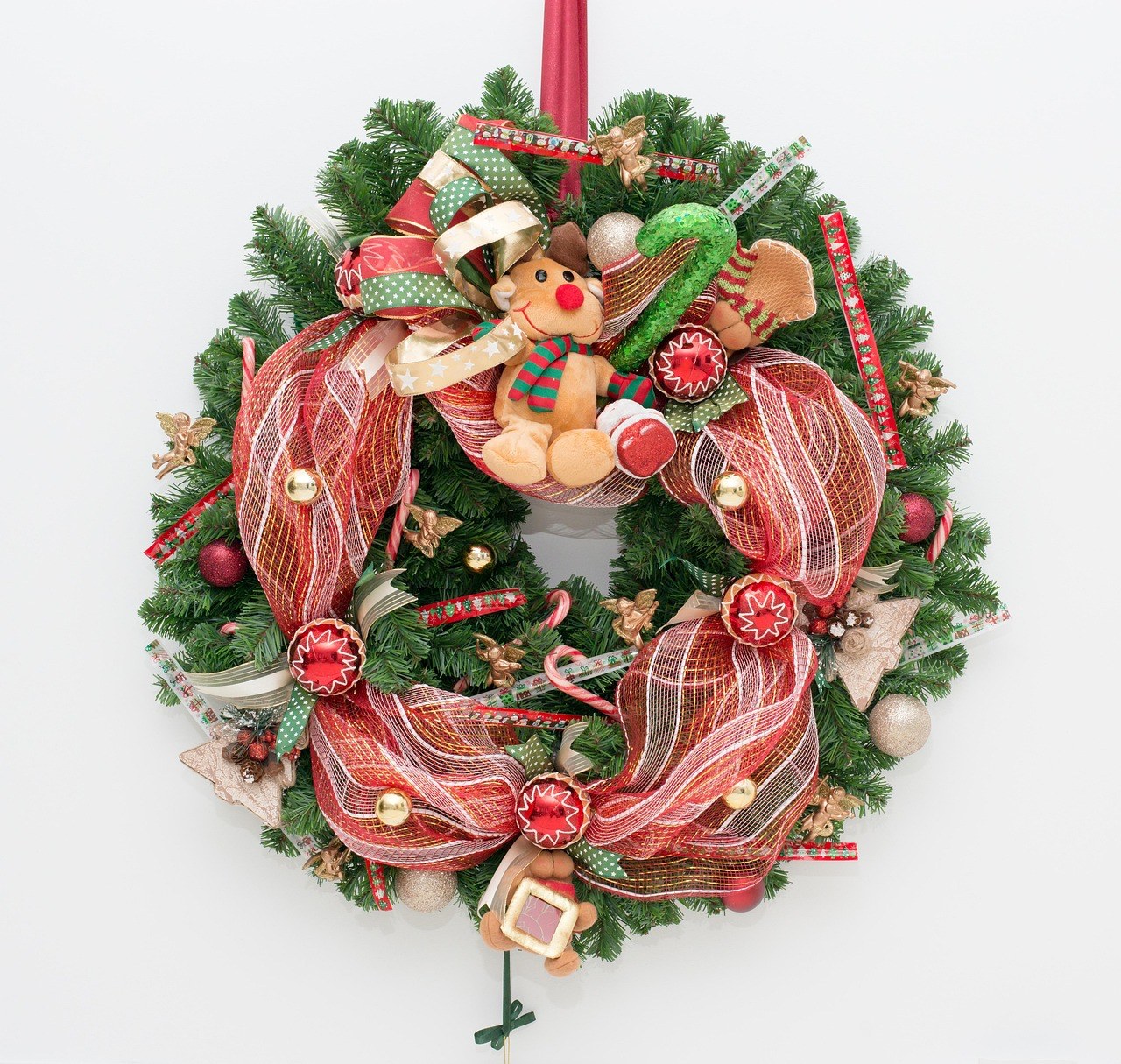 The battes christmas display