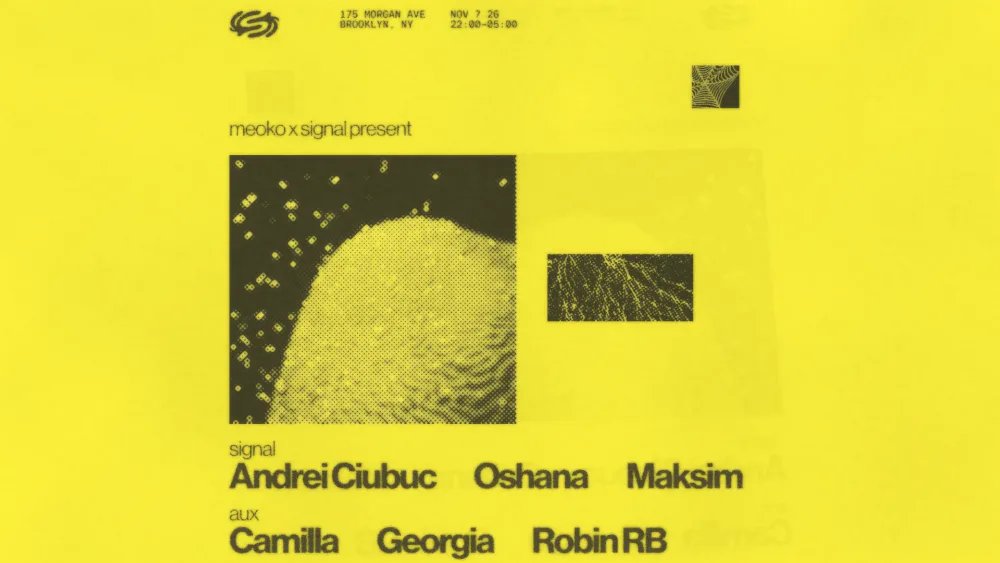 Oshana, Andrei Ciubuc, Maksim, Camilla — Signal Brooklyn · Sat Nov 7