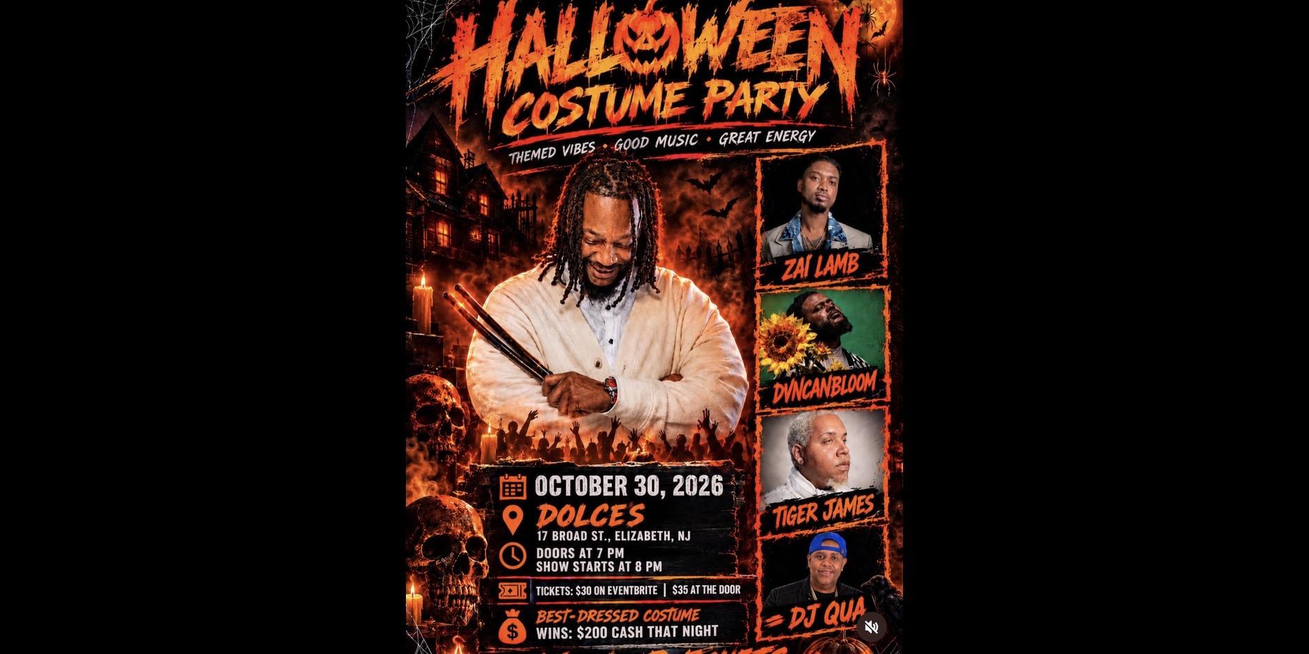 Sed's House of Blues Costume Party — Dolce's, Elizabeth · Fri Oct 30 · 8–11pm