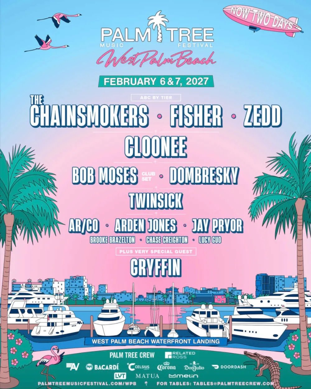 Palm Tree Music Festival West Palm Beach — West Palm Beach Waterfront Landing · Sat Feb 6–7