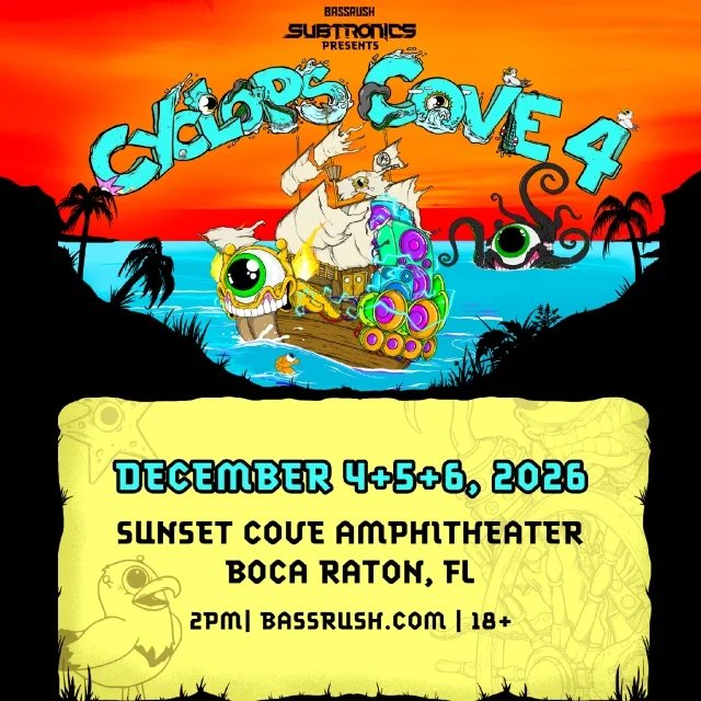Cyclops Cove — Sunset Cove Amphitheater · Fri Dec 4–6