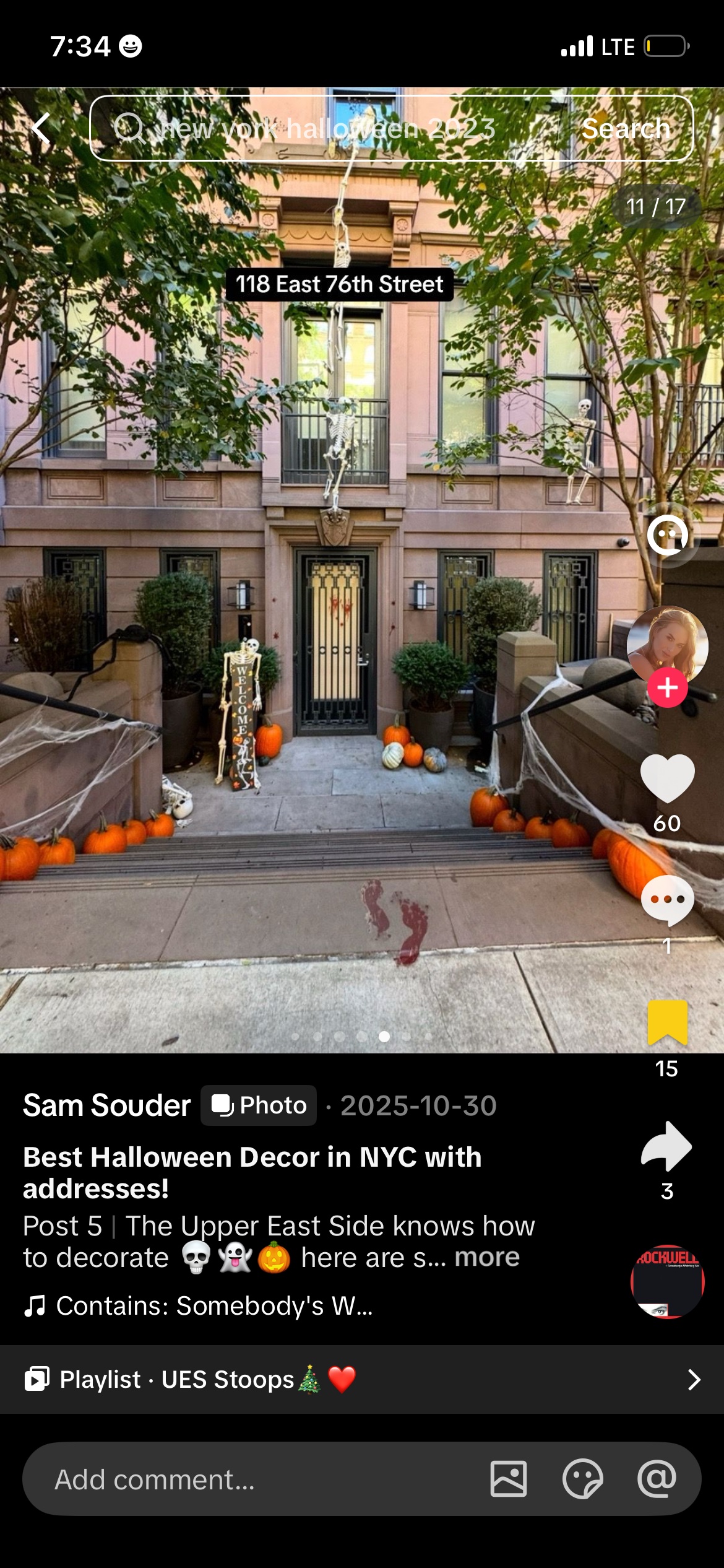 167 E 73rd St Stoop Display