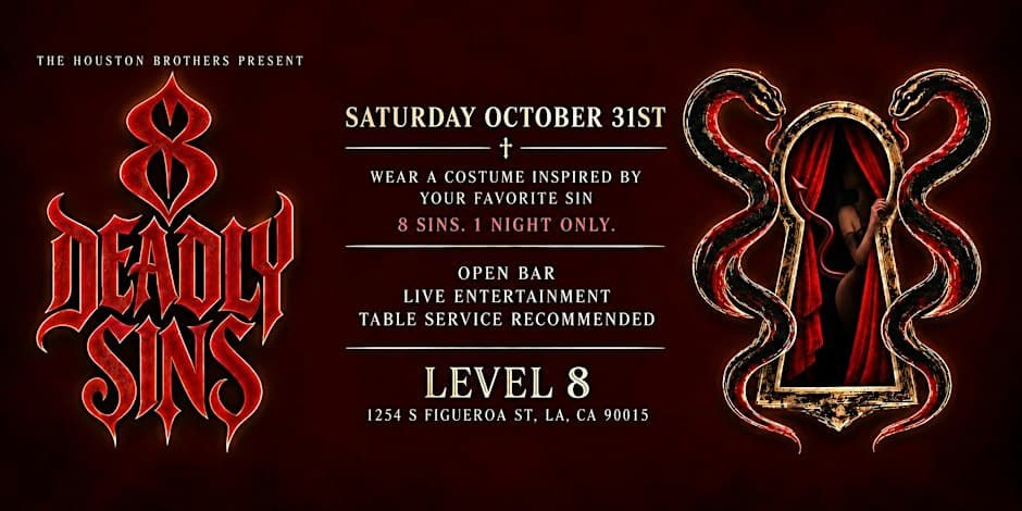 8 Deadly Sins Halloween — Level 8 · Sat Oct 31