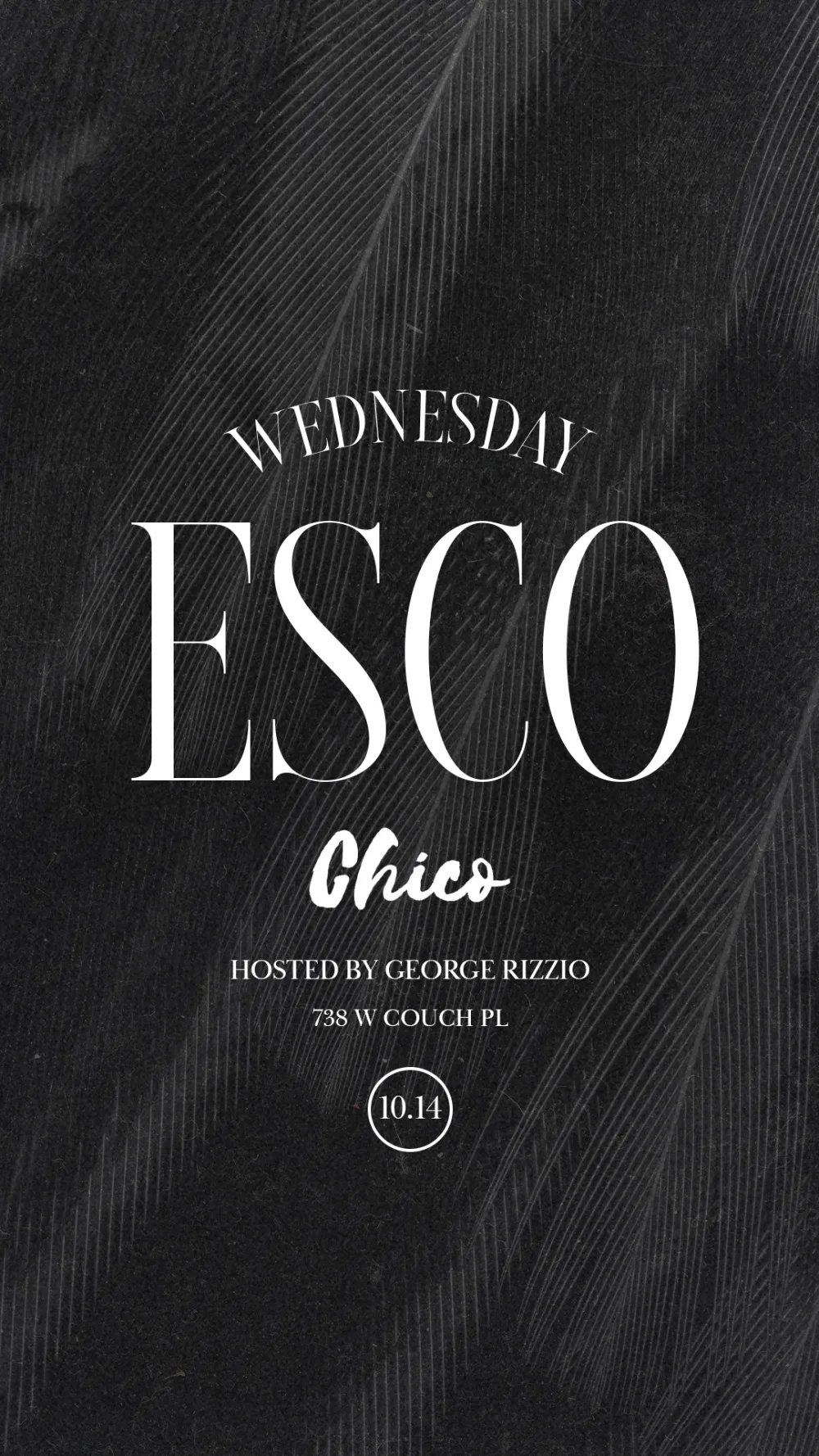 'House De Gringo' Wednesdays — Esco Chicago · Wed Nov 4