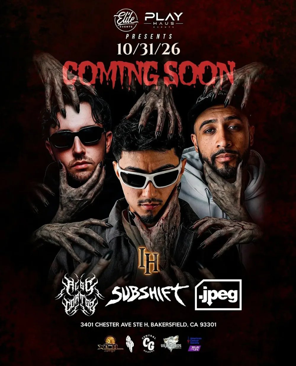 SUBSHIFT, Alec Cortez, JPeg — Kage Asian Bistro · Sat Oct 31