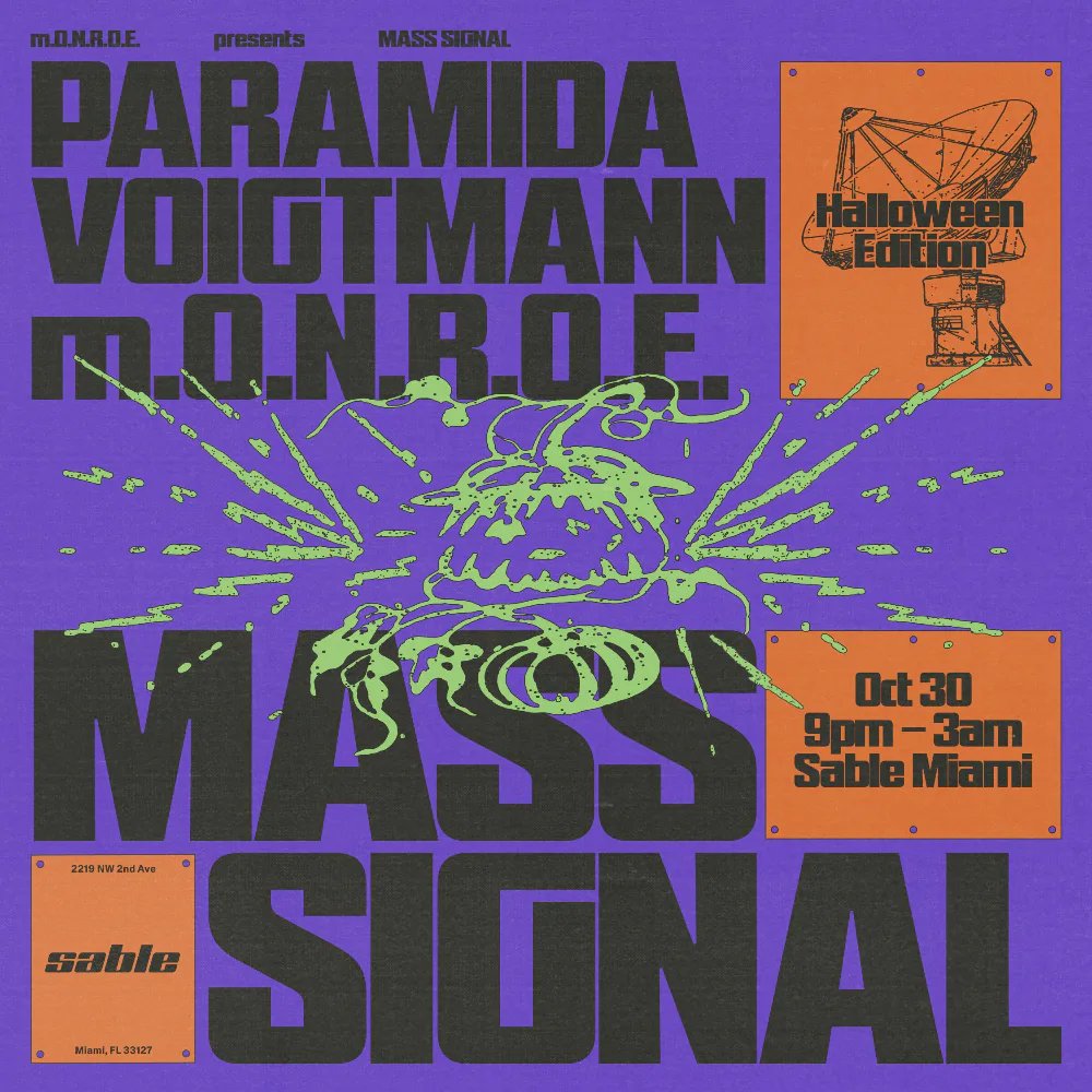 Paramida, Voigtmann, m.O.N.R.O.E. — Sable Miami · Fri Oct 30