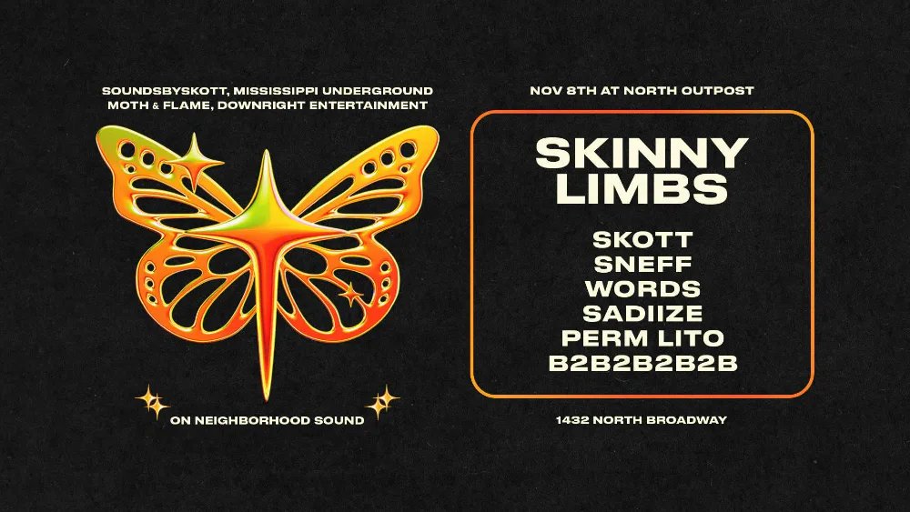 Skinny Limbs — Broadway Boat Bar · Sun Nov 8