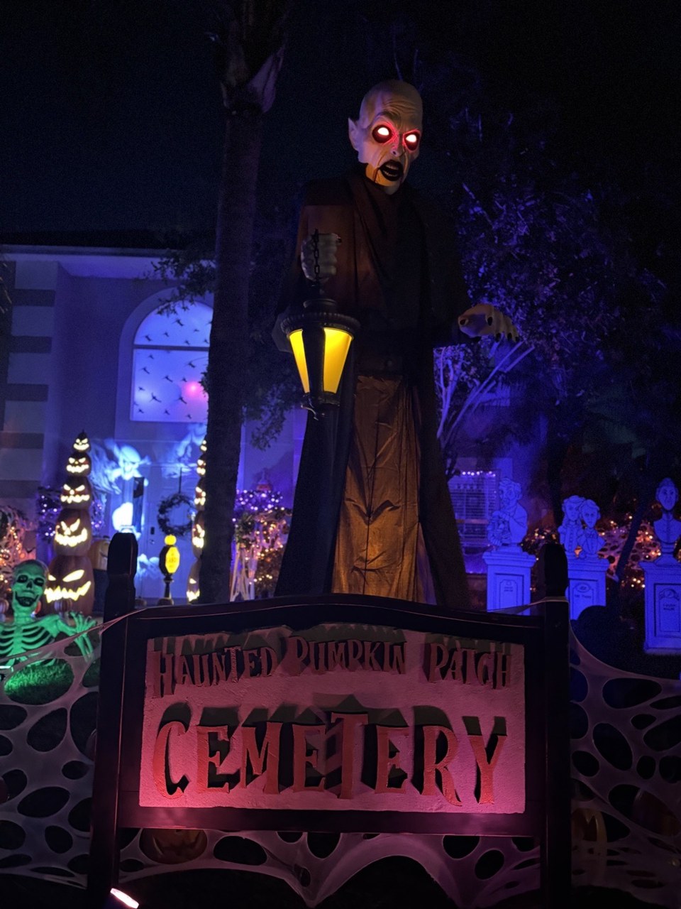 Poison Apple Pumpkin Patch Cemetary Display