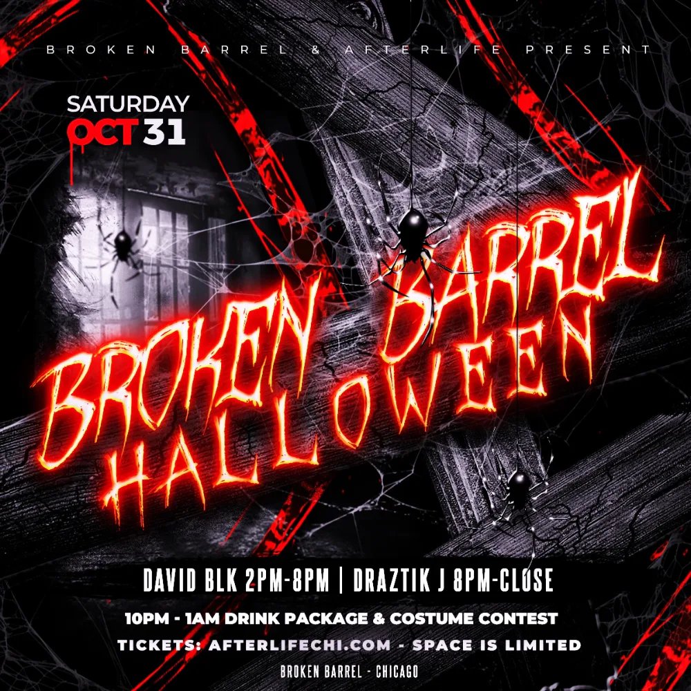 DAVID BLK, Draztik J — The Broken Barrel Bar · Sat Oct 31