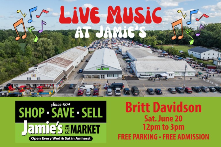 Jamie's Flea Market — Amherst, OH · Wednesdays & Saturdays 8am–4pm