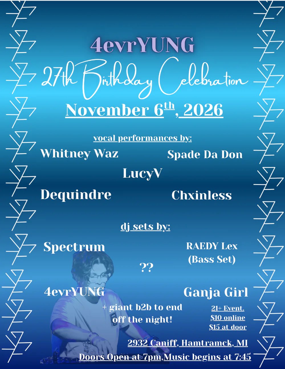 4evr Yung: Ganja Girl, Raedy Lex, 4evr yung, LucyV, Spectrum, Whitney Waz, spade da don + more — Amplify · Fri Nov 6