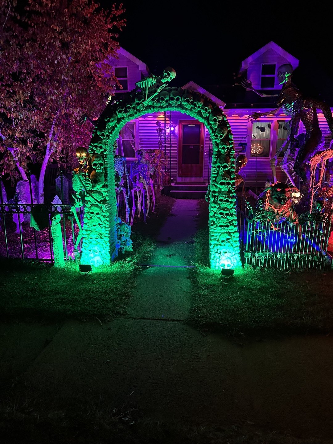 Tucker Family Halloween Display