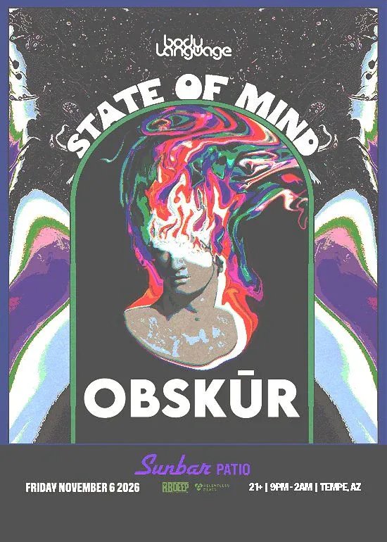 Obskür — Sunbar Patio Tempe · Fri Nov 6