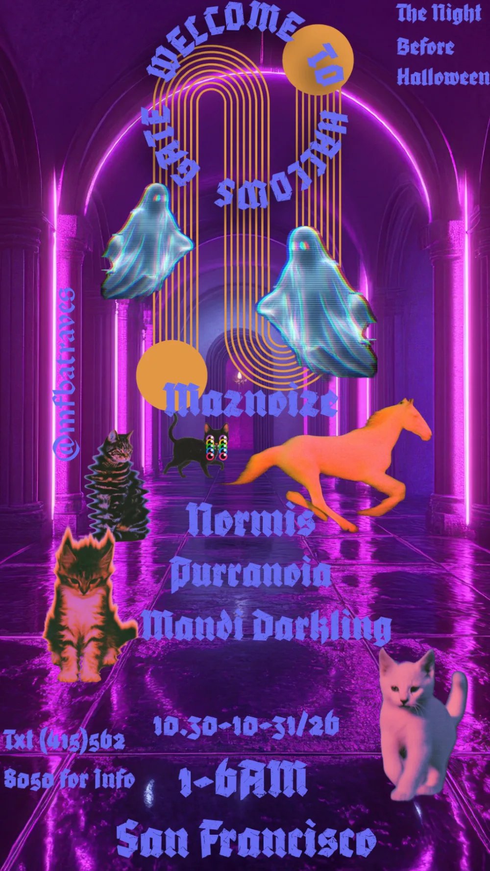 Hallows Gate: $id The Science Bxtch, Noctavia, MAZNOIZE, Normis + more — Golden Gate Park Pioneer East Meadow · Fri Oct
