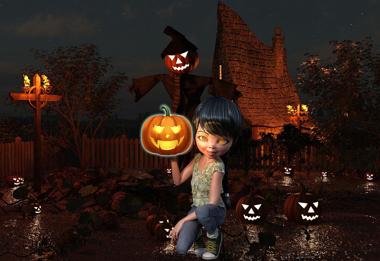 Rhondda Drive Halloween Display