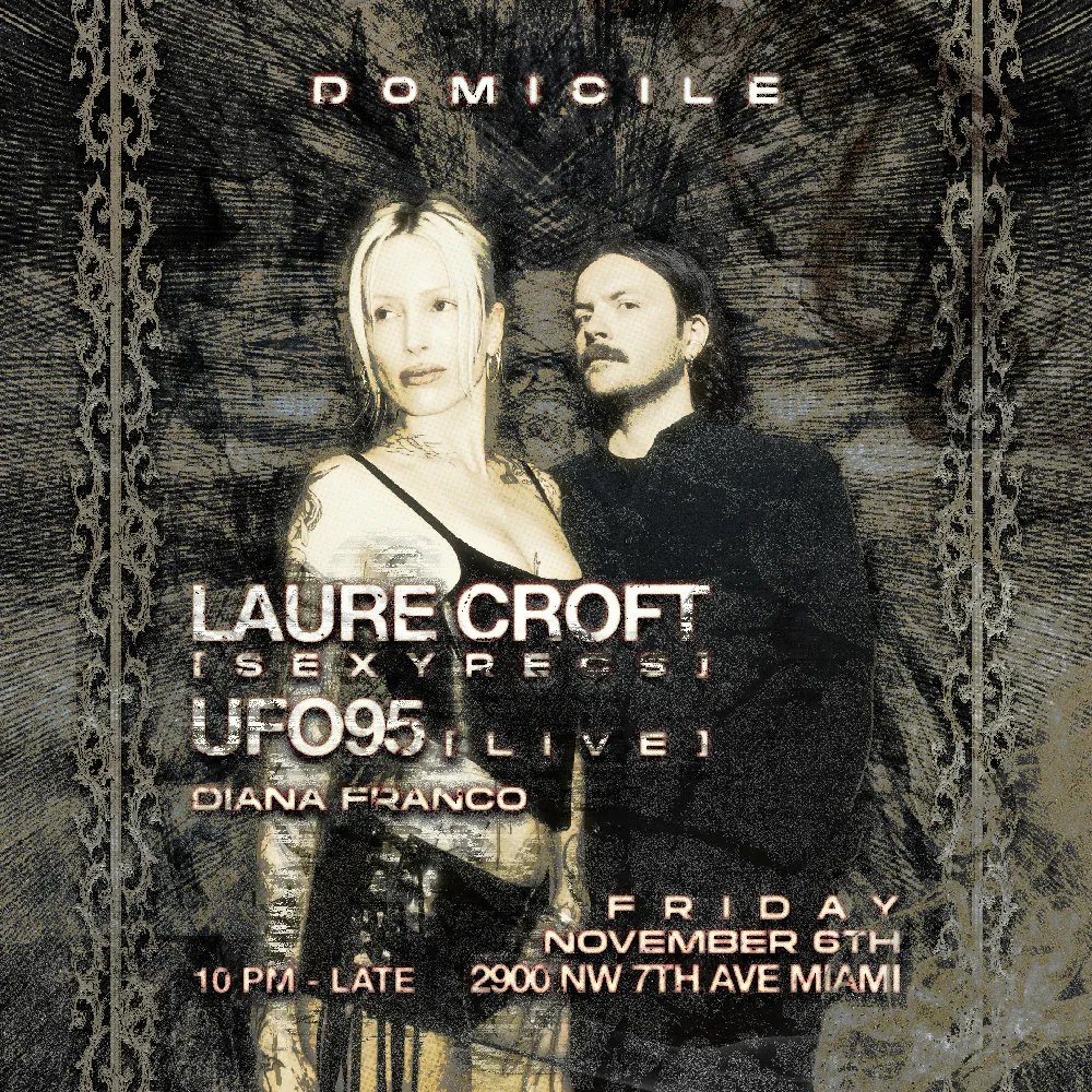 Laure Croft, UFO95 — Domicile Miami · Fri Nov 6