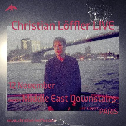 Christian Löffler, Paris — Middle East (Downstairs) · Thu Nov 12